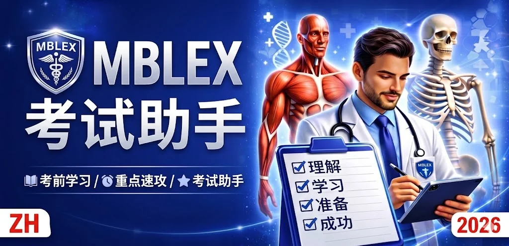 MBLEx Study Prep Chinese English app preview